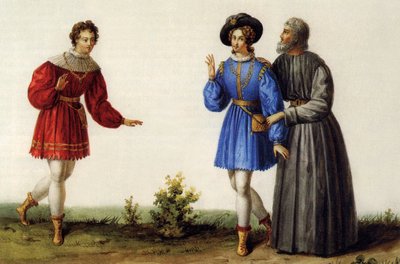 Adolphe Nourrit en el papel de Le Comte en Le Comte d